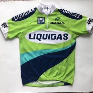 🍋 Santini Liquigas biking 🚴‍♀️ shirt, XS